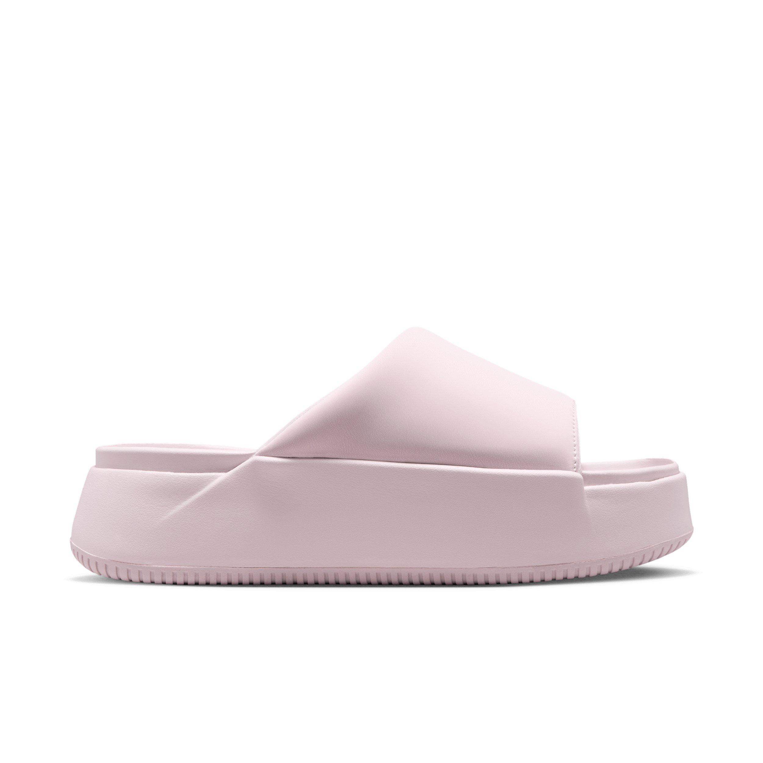 Nike Calm Elevation "Bleached Lilac/Bleached Lilac" Women's Slide - LILAC/LILAC